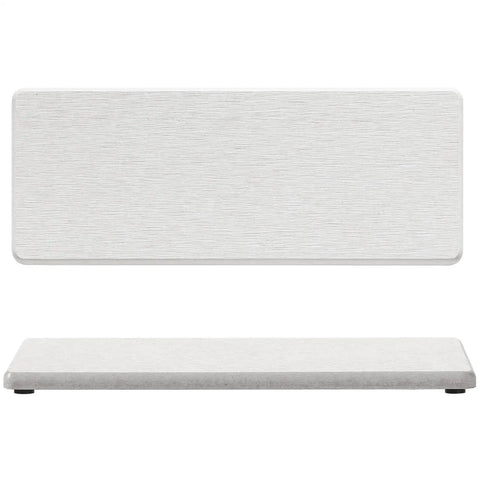 Two Pack Beige Diatomite Soap Dryers Rapid Absorbing Countertop Organizers flat surface, 9 x 3.5 in, non skid grey stone