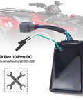 Beefed-Up Rancher 350 CDI Box Upgrade For 2000-2005 TRX350 ATV TE FM TM FE Models, 10 Pin DC Ignition Replacement