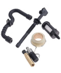 Six Piece Oil Pump Worm Gear Kit With Oil Line Filters And Fuel Hose For Chainsaws Compatible With MS180 MS170 170 180 018 017 Replacement Parts