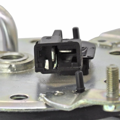 Close-up of Honda Accord Electric Fuel Pump Module Assembly 2.2L L4 Plug And Play Replacement Fits 1990 1991 1992 1993 focus connector.