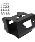 Heavy Duty ATV Winch Mount for Sport ATVs With 2000 to 3600 Lb Winch Capacity shown with bolts and hardware