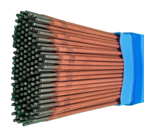 E6022 Welding Rod One Eighth Inch Ten Pound Box Stick Electrodes For Decking And Roof Beams High Speed Welds Single Pass