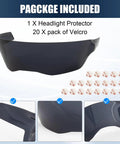 Headlamp Guard For Harley Road Glide CVO ST And FLTRXSE 2023 2025 Ride Ready Lightweight PC Headlight Cover package contents