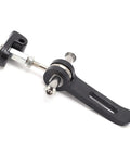 Aluminum Alloy And Stainless Steel Folding Hooks Kit For Smooth Scooter Folding No Sweat Easy Open Close Mechanism Reduces Wear And Friction Compatible With M365 Electric Scooters, showing black hook design.