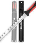 Stainless Steel Insulation And Sod Cutter Knife With 11.14 Inch Double Sided Blade Heavy Duty Lawn Repair Knife With Nylon Sheath