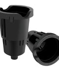 K-Cup pod holder replacement for Keurig—black plastic insert with exit needle for Keurig models