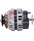 Side view of Beefy 24V 2000W DC Brushless Permanent Magnet Generator With Pure Copper Coil, aluminum housing, durable construction