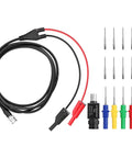 Automotive Oscilloscope Probe Kit With 20 To 1 Attenuator Back Probe Pins And 3M BNC To Banana Cable Heavy Duty Test Leads