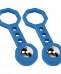 Eujgoov Magnetic Stud Finder 2 Pack, Handheld Wall Detector for Metal, two blue magnetic detectors for accurate stud locating.