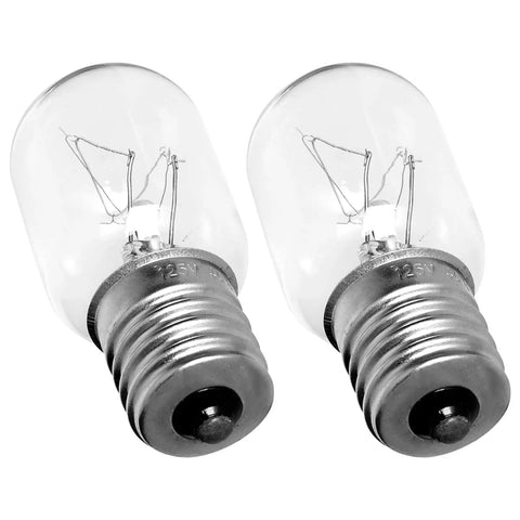 Microwave Light Bulbs 125V 40W for GE Whirlpool Maytag Kenmore Over Range Hood Dimmable Replacement Bulbs 2 Pack