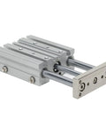 Heavy Duty Pneumatic Air Cylinder Three Rod Aluminum Alloy Build Double Action Mechanical Transmission Device for Industrial Systems