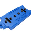 Pro Grade Shelf Pin Jig Template Crafted From Tough ABS Plastic For Dead Nuts Accurate 32 Millimeter Cabinet Hole Spacing.