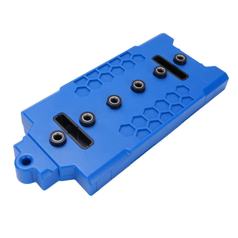 Pro Grade Shelf Pin Jig Template Crafted From Tough ABS Plastic For Dead Nuts Accurate 32 Millimeter Cabinet Hole Spacing.