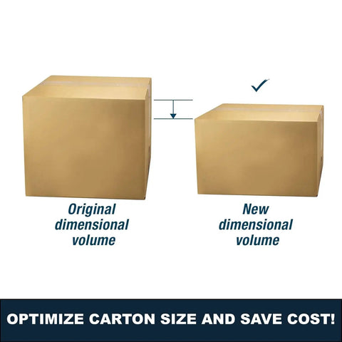 Box Resizer Tool With Safety Blade Cover And Scoring Wheel For Custom Box Size Up To 10 Inches Deep, No Guesswork Reducing Cartons To Exact Dimensions For Ecommerce, Retail And Warehouse Packing.