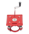 Beefy Router Table Lift System With Aluminum Insert Plate For Engraving And CNC Fine Processing Durable DIY Woodworking Clamp Anodized Surface Wide Application And Precision Clamping For Home Projects, red lift plate with crank handle