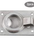 Flush Ring Pull Handles Set Of 2 In Stainless Steel 304 For Boat Hatch Latch And Cabinet Flush Mount Lifting Ring Pull Handle