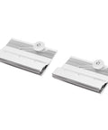 Frameless Shower Door Top Roller Bracket With Three Quarter Inch Bearing Roller Aluminum Frame For Quarter Inch Glass Panels Chrome Plated Finish Delivers A Smooth Sliding Motion And Easy Adjustments For Tough As Nails Shower Enclosures. chrome bracket pair