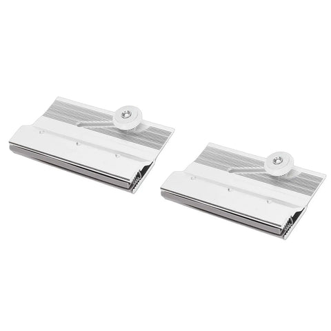 Frameless Shower Door Top Roller Bracket With Three Quarter Inch Bearing Roller Aluminum Frame For Quarter Inch Glass Panels Chrome Plated Finish Delivers A Smooth Sliding Motion And Easy Adjustments For Tough As Nails Shower Enclosures. chrome bracket pair