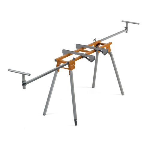 Universal Portable Miter Saw Stand 2nd Generation Pro Grade With Quick Release Tool Mount Folding Design And 114 Inches Of Material Support