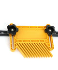 Two Piece Extended Featherboards For Table Saw Router And Band Saw, 166mm x 90mm, PP Material, stabilizes lumber.