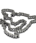 Solid 04C Roller Chain With Smooth Power Transmission For Industrial Gear, 6.35mm pitch iron drive link, detailed view