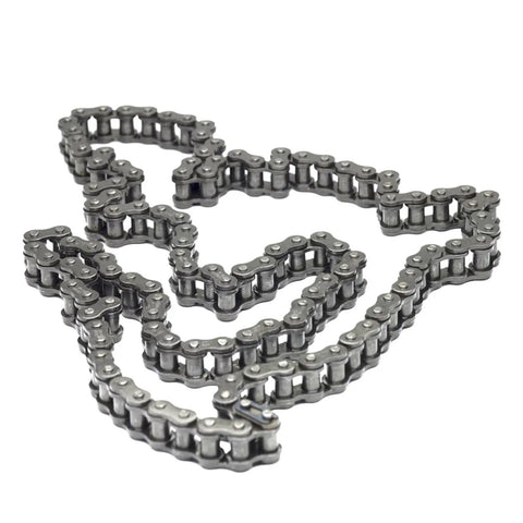 Solid 04C Roller Chain With Smooth Power Transmission For Industrial Gear, 6.35mm pitch iron drive link, detailed view