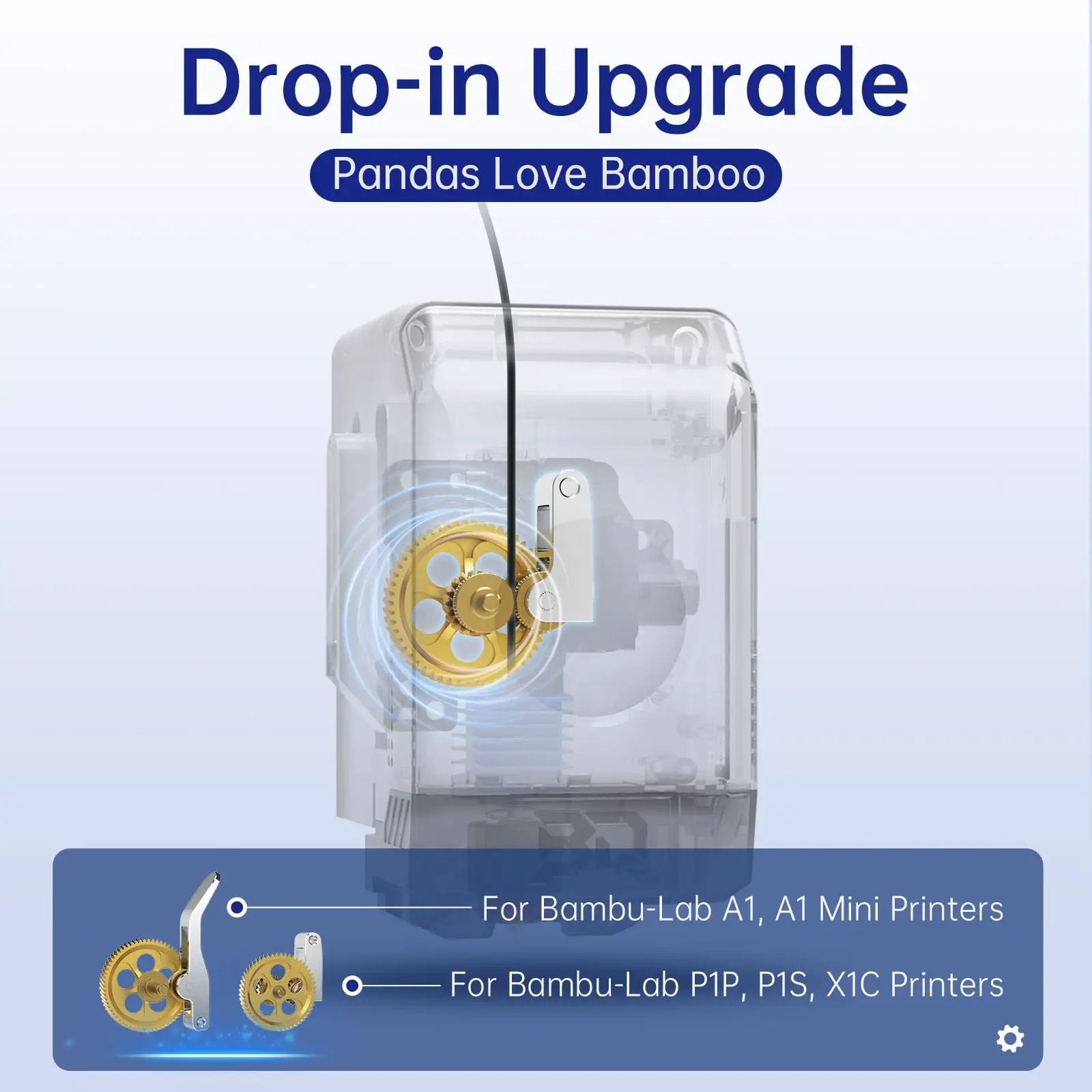 Panda Claw Gear for Bambu-Lab 3D Printers ✓