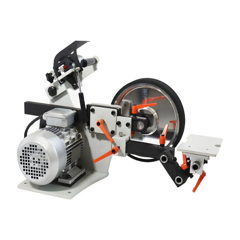Built Like A Tank And Runs Smooth As Butter 72 Inch Triple Belt Sander With 1500W Polishing Machine And Adjustable Speed Knife Grinder Supporting 220V Copper Motor For Daily Use side view of precision knife grinder with copper motor