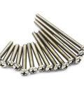 Workhorse Grade Heavy Duty 145 Piece 304 Stainless Steel Machine Screw Assortment Kit With Phillips Head fully threaded screws.