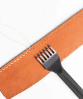 Leather Hole Punch Kit With 1 2 4 6 Prongs Beefed Up Heavy Duty Steel Punches For Thick Leather Round Holes DIY Diamond Stitching shown