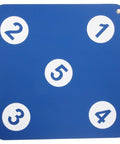 Wall Mount Fencing Target Rubber Training Pad For Indoor And Outdoor Practice with numbered design and hanging hole.