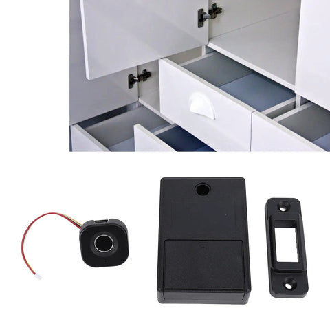 Biometric Fingerprint Cabinet Lock Keyless Entry for drawers and wooden cabinets ultra fast 0.5 second unlock components