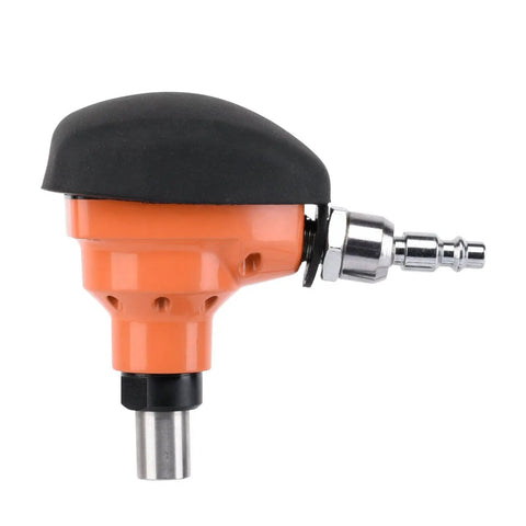 Ultra Lightweight Pneumatic Palm Nailer For Two And A Half To Three And A Half Inch Nails Ideal For Quick Framing And Trim Joist Hangers And Metal Connectors Under One Pound Smooth Driving Easy Reload Built Tough shown with orange body and black cap