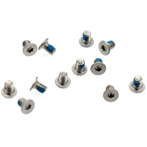 12x M2x3mm Silver Torx T5 Replacement Bottom Case Screws For Dell XPS 13 15 17 And Precision 5510 5520 5530 5540 Series Laptops