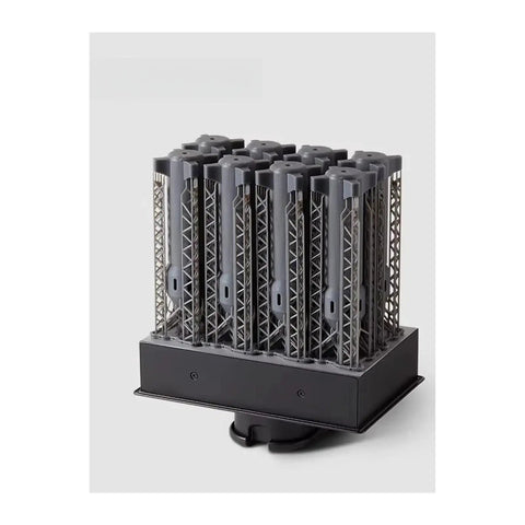 Super Flexible Build Plate For Form 4 Resin Printers with a metal base and vertical support structure for easy model curing.