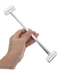Hand holding Adjustable Hinge Wrench Dual Spanner Tool For Easy Hinge Adjustments Heavy Duty Design For Residential And Commercial Use