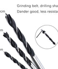 Pocket Hole Jig Kit 14 Piece Set With 15 Degree Dowel Drill, 6/8/10mm Drive Adapters, drill bits shown with detailed view