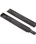 Heavy Duty 14 Inch Full Extension Drawer Slides Featuring Slick Ball Bearing Glides And Rust Resistant Zinc Coated Steel Rails For Smooth Kitchen Cabinets Closets And Office Furniture Upgrades In Practical Two Pack Black - black steel drawer slides