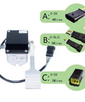 Plug-And-Play Electric Golf Cart Sensor Assembly With Foot Control Pedal 0-5V And 0-5K Ohms Style A, connectors view