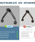Ram 1500 2WD Front Upper Control Arm With Ball Joints Kit For 2002 2003 2004 2005 Dodge Ram 1500 Includes Outer Tie Rod End And Inner Tie Rod End Sway Bar Links Suspension Kit 10 Piece, anti-corrosion finish