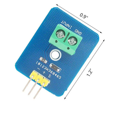 Five Piece Piezoelectric Ceramic Vibration Sensor Module For Arduino With Analog Output 3.3V And 5V Ready Kit Includes Dupont Wires Female To Female And Male To Female 3 Pin Connectors, blue PCB