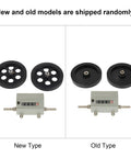 5 Digit Rolling Wheel Counter for Measuring Length with Easy Operability, featuring new and old model types with different wheels.