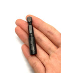 Two Pack Double Ended Hanger Bolt Drivers With One Quarter Inch Square Drive And M Six Female Threads Forged From Chrome Vanadium Steel to handle heavy torque in a person's hand.