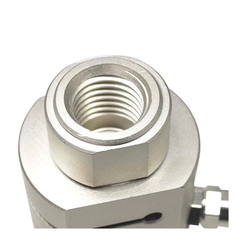 S Type Load Cell 200 Kg Tension And Compression Sensor Built Tough Weighing Transducer High Capacity For Belt Scales And Hopper Scales And Engineering Force Measurements, threaded alloy steel close-up