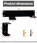 Dimensions of Wall Mount Jack Stand Organizer For Garage Tools Keeps Floor Clear By Storing Hydraulic Trolley Jack Stands On The Wall Car And Trailer Maintenance Hangers Heavy Duty Jack Stands Holder Storage