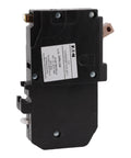 15 Amp Single Pole Arc Fault AFCI Circuit Breaker With Pigtail Neutral 120 240 Volt AC UL Listed 10kAIC For Home Panels DIY Friendly Install Superior Arc Fault Protection, black side view