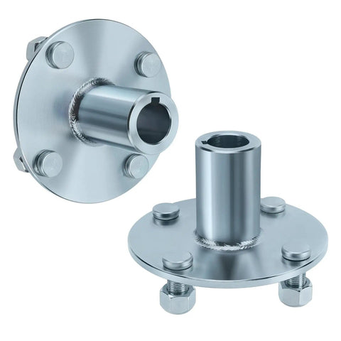 Universal Two Pack Axle Hubs For Go Kart Quad ATV Trike 4x4 With Eight Inch Front And Rear Wheels High Strength 45 Steel