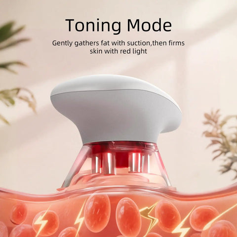 Three In One Body Sculpting Machine With Vacuum Massage And Red Light Therapy To Tackle Cellulite in use