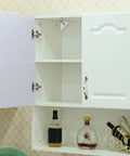 Open cabinet with Stainless Steel Corner Braces 24 Pack Thick Furniture Joint Brackets installed for support.