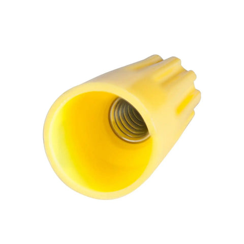 Yellow WireGard Screw On Wire Connector from 22 To 8 AWG 25 Pack Electrical Wire Nuts For Home DIY And Pro Color Coded Set